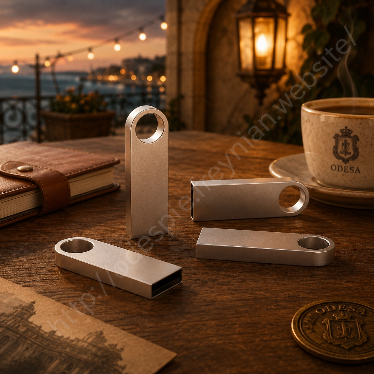 Металева USB-флешка Одеські пісні